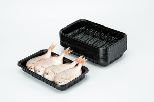 GLD-1912 Pet refrigerated food packaging box/cryovac plastic trays