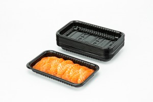 GLD-2012(black)Disposable packaging box for bean products/MAP trays